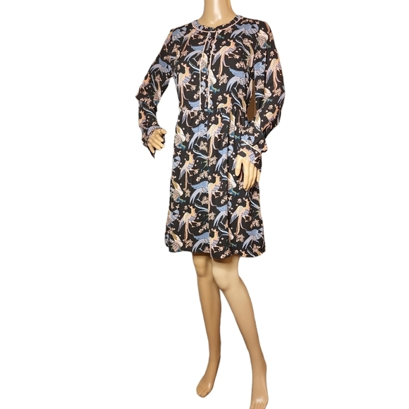 NWT Loft peacock flowy dress - Picture 8 of 16